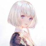 彩色好看高清的个性手绘头像女生图片