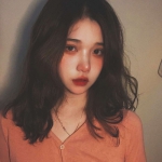 微信真人有点丧的女头像高清图片