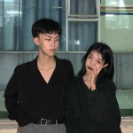 真人甜蜜双人两张好看高清情头图片