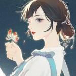 动漫好看高清的手绘唯美二次元女头图片