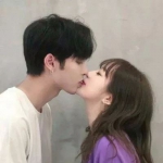 2023好看高清真人一人一半情头图片