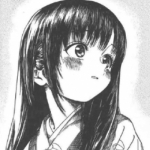 2023最新女头动漫黑白高清