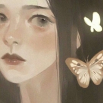 个性好看高清的高冷手绘女头图片