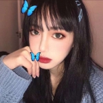 唯美好看高清的梦幻带蝴蝶头像女生图片