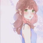 漫画小清新高清唯美好看的头像女图片