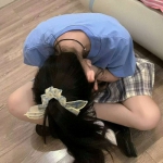 优质好看高清蓝色的真人女生头像图片