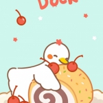 可爱卡通duck不必鸭高清头像图片