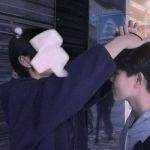 可爱好看高清的宝藏女孩和宝藏男孩情头图片
