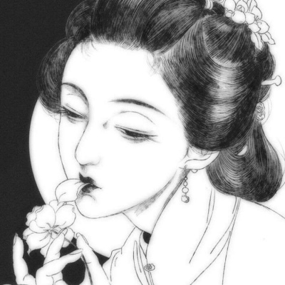 黑白动漫古风高清头像图片(图8)