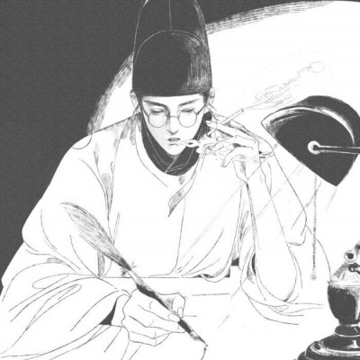 黑白动漫古风高清头像图片(图7)