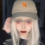 真人好看高清的原宿微丧女头图片