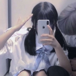 微信真人不露脸学生党情头图片