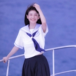 唯美高清清新好看的蓝色系女头图片