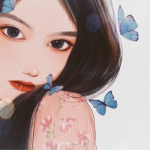 2023唯美清新高清最近很火的手绘头像女生图片