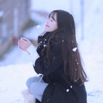 冬天高清干净好看的女头图片