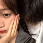 微信高清超甜的双人漏半脸情头图片