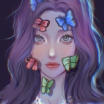 手绘好看高清的神仙动漫女头图片