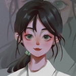 2023手绘女头很好看的卡通图片