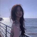 海边气质清新干净好看的高清女头图片