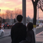 2023高清超甜的QQ情头左男右女真人图片