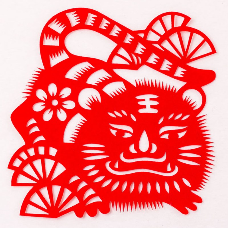 中国风十二生肖剪纸红色头像图片(图3)