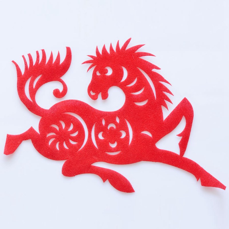 中国风十二生肖剪纸红色头像图片(图7)