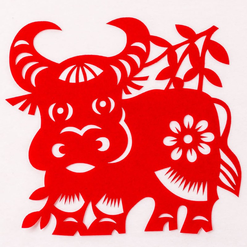 中国风十二生肖剪纸红色头像图片(图2)
