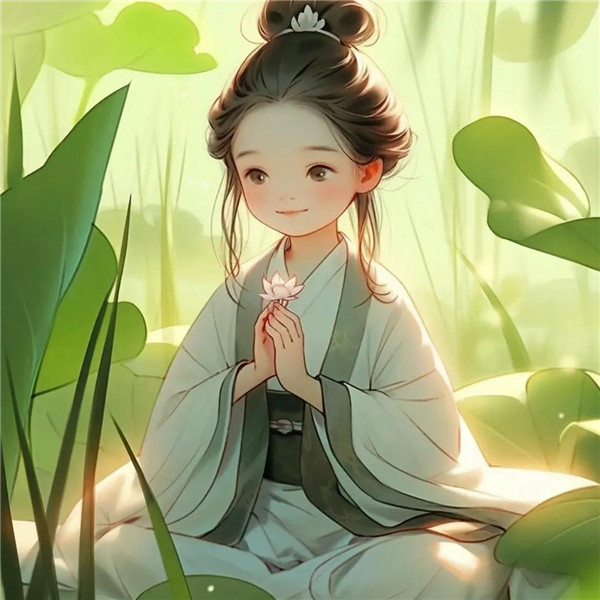 素雅清新脱俗绝美古风仙气女头像图片(图8)