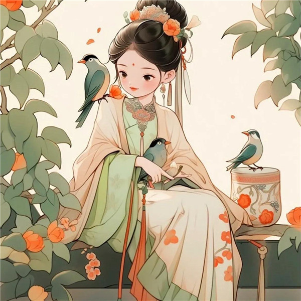 素雅清新脱俗绝美古风仙气女头像图片(图6)