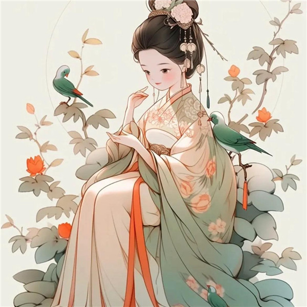 素雅清新脱俗绝美古风仙气女头像图片(图7)