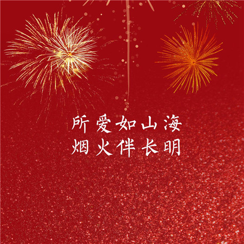 2024年跨年新年过年烟花文字头像图片(图31)