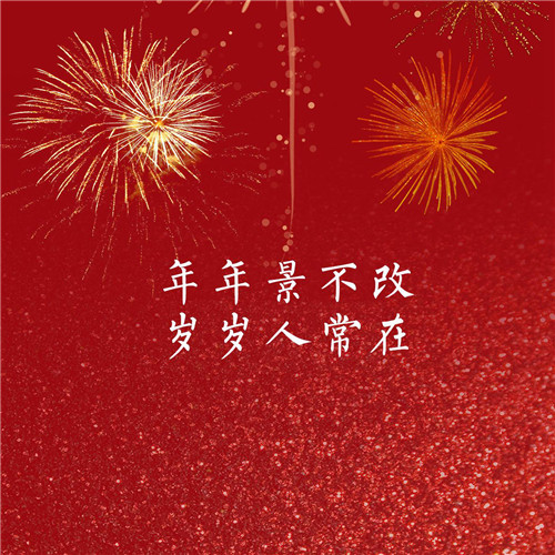 2024年跨年新年过年烟花文字头像图片(图26)