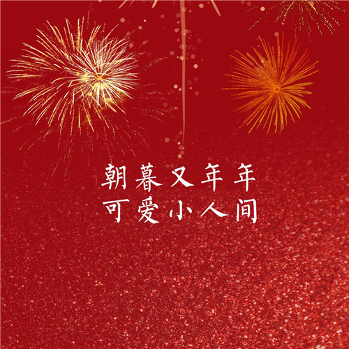 2024年跨年新年过年烟花文字头像图片(图25)
