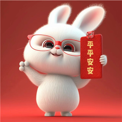 最火兔年吉利头像图片(图17)