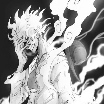 高品质黑白动漫男头图片(图81)