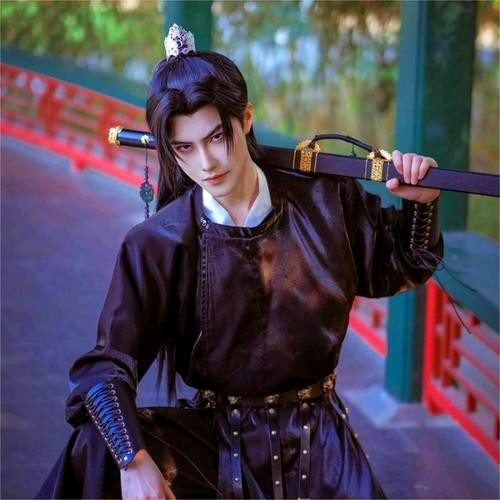 精选2024最火爆的古风男头图片(图58)