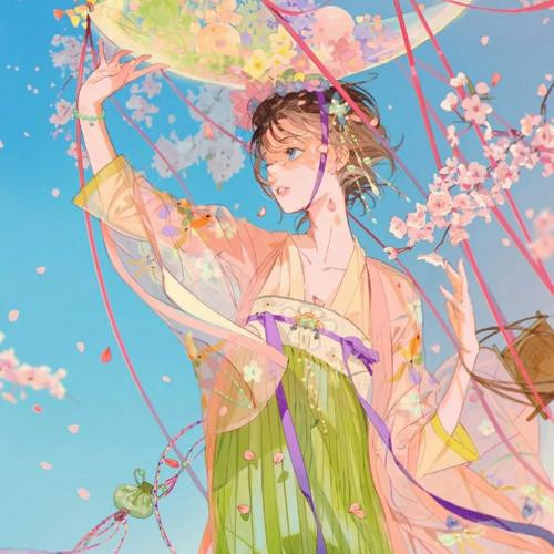 火爆全网的2024古风女生头像图片(图89)