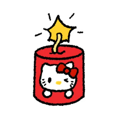 HelloKitty过年新年跨年可爱喜庆红色头像(图7)