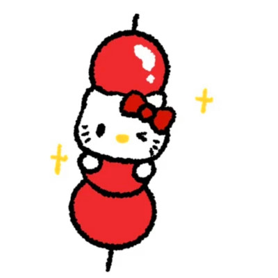 HelloKitty过年新年跨年可爱喜庆红色头像(图8)