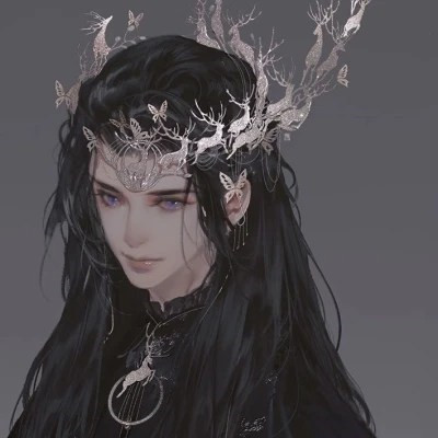 最新款古风漫画男头像(图48)