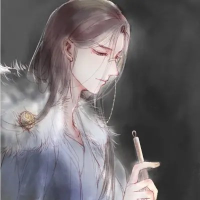 最新款古风漫画男头像(图66)