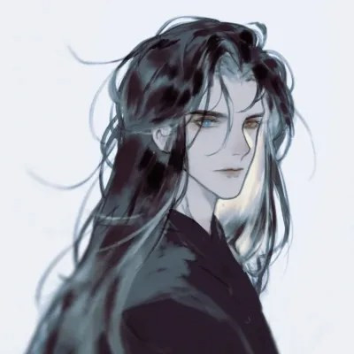 最新款古风漫画男头像(图41)