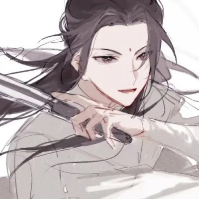 最新款古风漫画男头像(图46)