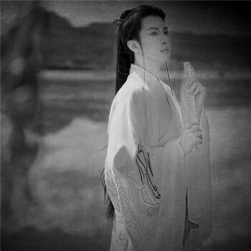 黑白古风男生头像(图60)