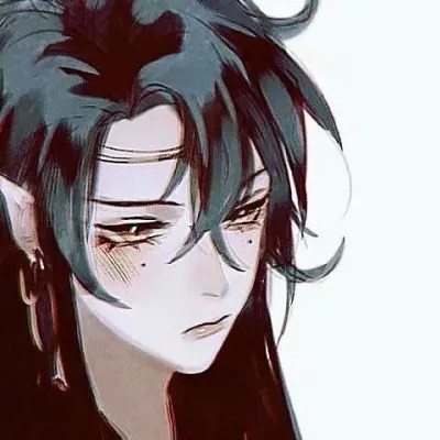 最新款古风漫画男头像(图51)