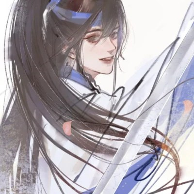 最新款古风漫画男头像(图43)