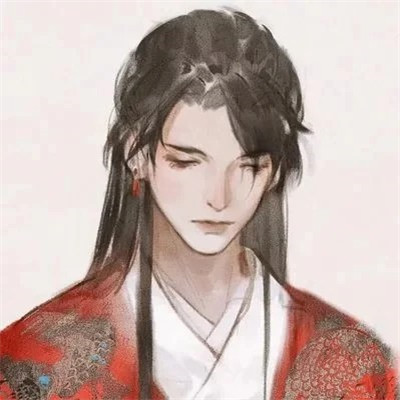 最新款古风漫画男头像(图74)