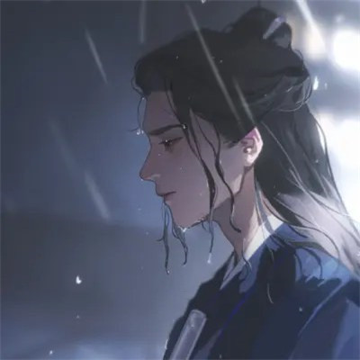 最新款古风漫画男头像(图57)