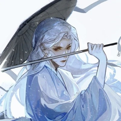 最新款古风漫画男头像(图53)