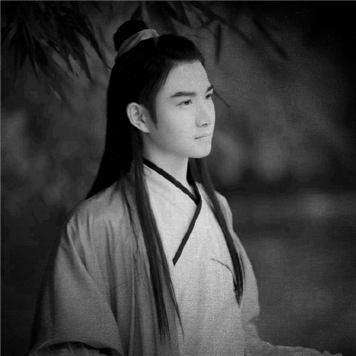 黑白古风男生头像(图38)